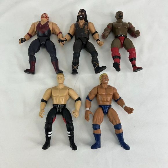 VTG Jakks Pacific WWE 1996 97 Psycho Sid Mankind Vader Ahmed Johnson Triple H - Picture 1 of 12